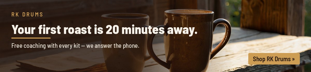 Your first roast is 20 minutes away.