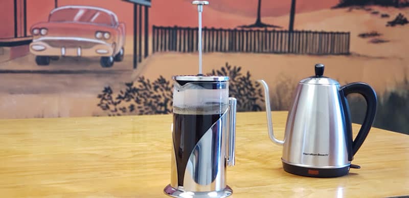 let your french press coffee steep for up to 4 minutes