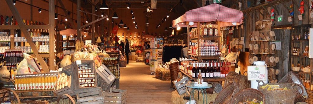 inside view of a farmer's market