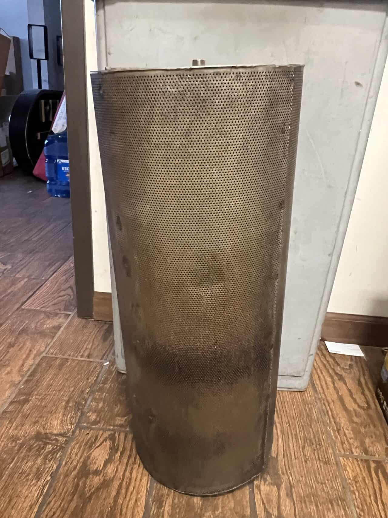 RK 12LB Drum (15LB Max) **Used, 2 smaller dent, tiny hole at weld** **Standard Door** 10"x24" 20% off.