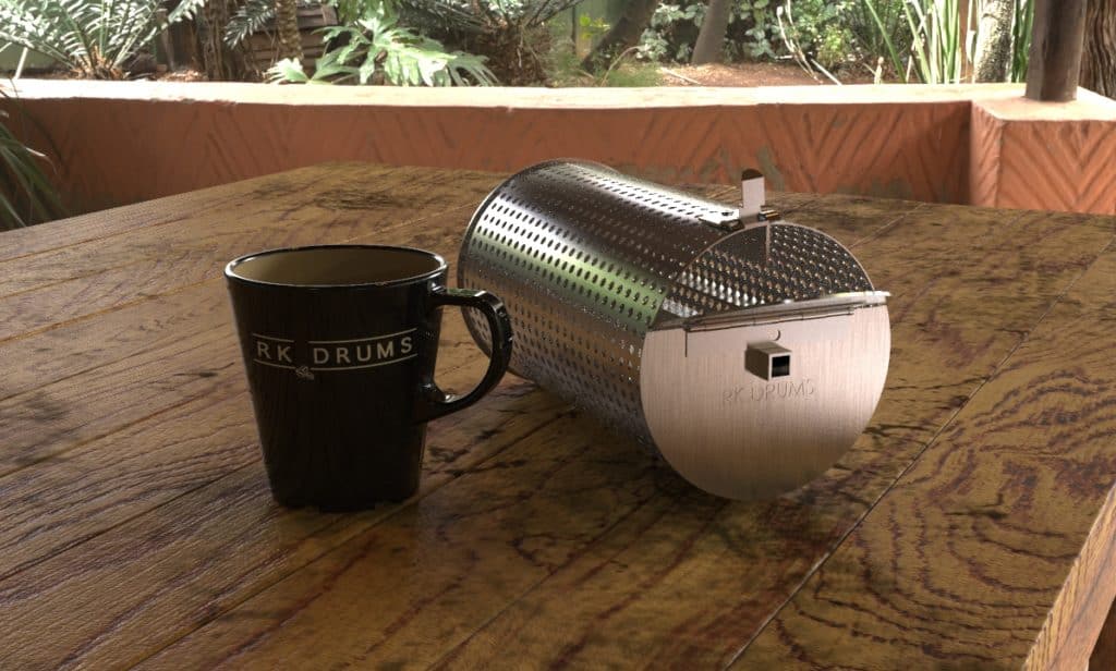 RK Drum for Roasting Coffee - 2 lb Capacity
