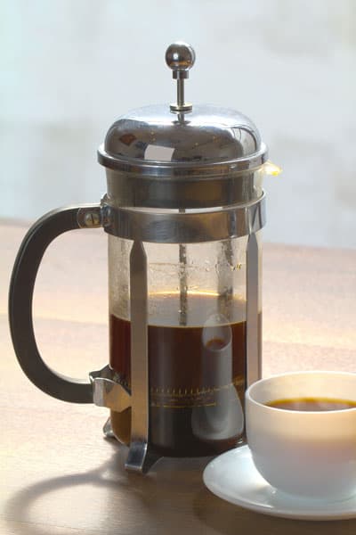 Experience the french press method of brewing
