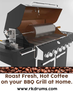 Roast Fresh Hot Coffee at Home in your Barbecue Grill